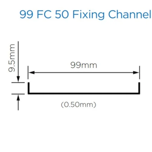 British Gypsum Gypframe 99 FC 50 Fixing Channel (pack of 10) British Gypsum Gypframe 99 FC 50 Fixing Channel (pack of 10)