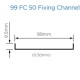 British Gypsum Gypframe 99 FC 50 Fixing Channel (pack of 10)