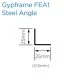British Gypsum Gypframe FEA1 Steel Angle (pack of 10) British Gypsum Gypframe FEA1 Steel Angle (pack of 10)
