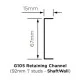 British Gypsum Gypframe Shaftwall G105 Retaining Channel (pack of 10) British Gypsum Gypframe Shaftwall G105 Retaining Channel (pack of 10)