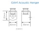 British Gypsum Gypframe GAH1 Acoustic Hanger (pack of 100)