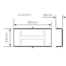 British Gypsum Gyplyner GL3 Channel Connector (box of 50) British Gypsum Gyplyner GL3 Channel Connector (box of 50)