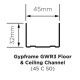 British Gypsum Gypwall Rapid GWR3 Floor and Ceiling  Channel (pack of 10)