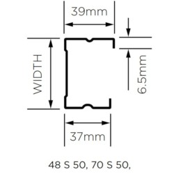 British Gypsum Gypframe 48 S 50 C Stud 2.4 m British Gypsum Gypframe 48 S 50 C Stud 2.4 m