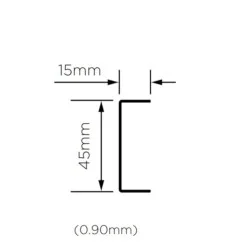 British Gypsum Casoline MF7C Curved Support Channel (pack of 10)