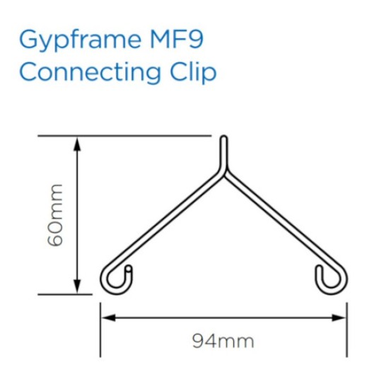 British Gypsum Casoline MF9 Connecting Clip (pack of 200)