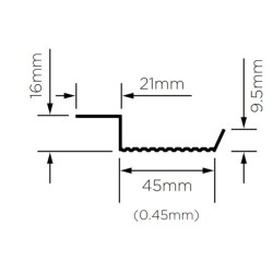 British Gypsum Gypframe RB1 Resilient Bar British Gypsum Gypframe RB1 Resilient Bar