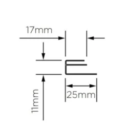 British Gypsum Gypframe Staggered SC1 Spacer Clip (pack of 100)