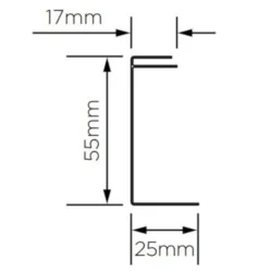 British Gypsum Gypframe Staggered SC2 Spacer Clip (pack of 100)