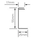 British Gypsum Gypframe Staggered SC2 Spacer Clip (pack of 100) British Gypsum Gypframe Staggered SC2 Spacer Clip (pack of 100)
