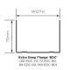 British Gypsum Gypframe 94 EDC 70 Extra Deep Flange Channel British Gypsum Gypframe 94 EDC 70 Extra Deep Flange Channel