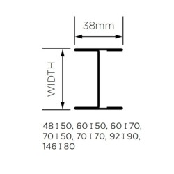 British Gypsum Gypframe 146 I 80 I Stud 5 m (pack of 10) British Gypsum Gypframe 146 I 80 I Stud 5 m (pack of 10)