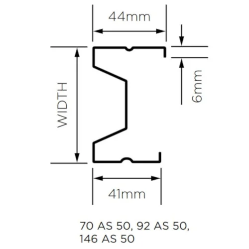 British Gypsum Gypframe 92 AS 50 Acoustuds 3.6 m (pack of 10) British Gypsum Gypframe 92 AS 50 Acoustuds 3.6 m (pack of 10)