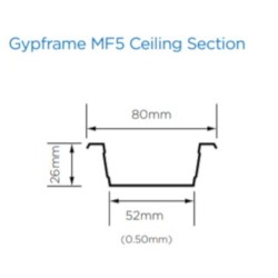 British Gypsum Casoline MF5 Ceiling Section British Gypsum Casoline MF5 Ceiling Section