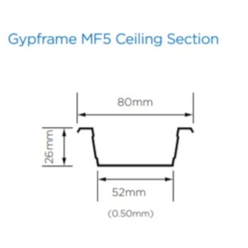 British Gypsum Casoline MF5 Ceiling Section British Gypsum Casoline MF5 Ceiling Section