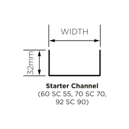British Gypsum Gypframe Shaftwall 70 SC 70 Starter Channel 4.2 m (pack of 10) British Gypsum Gypframe Shaftwall 70 SC 70 Starter Channel 4.2 m (pack of 10)