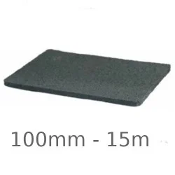 100mm Regupol Acoustic Isolating Strips for Timber/Metal Studs - 15m roll