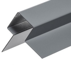 Asymmetric Aluminium Corner Profile for Cedral Lap - 3m length Asymmetric Aluminium Corner Profile for Cedral Lap - 3m length