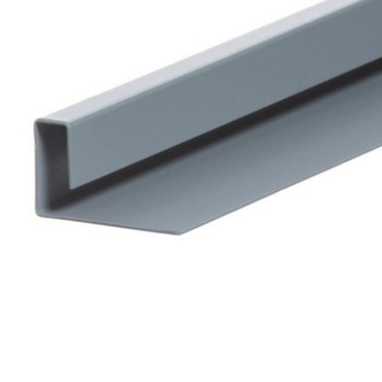 Aluminium End Profile for Cedral Lap - End 45mm - 3m length