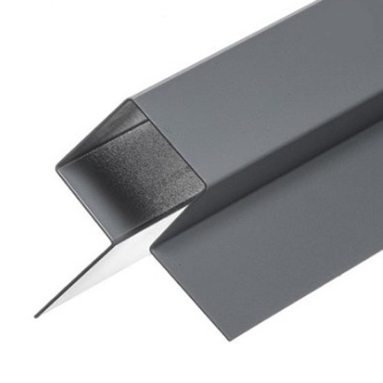 Symmetric Aluminium Corner Profile for Cedral Lap - 3m length