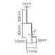 Aluminium Starter Profile for Cedral Lap - 3m length