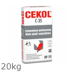 CEKOL C35 White Smooth Cement Based External Filler - 20kg