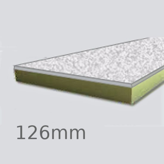 126mm Cellecta Hexatherm XCPL High Impact Faced Thermal Laminate Board for Car Park Soffits