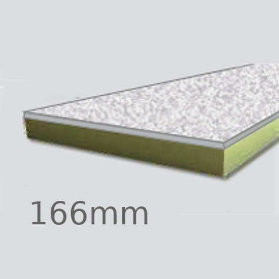 166mm Cellecta Hexatherm XCPL High Impact Faced Thermal Laminate Board for Car Park Soffits
