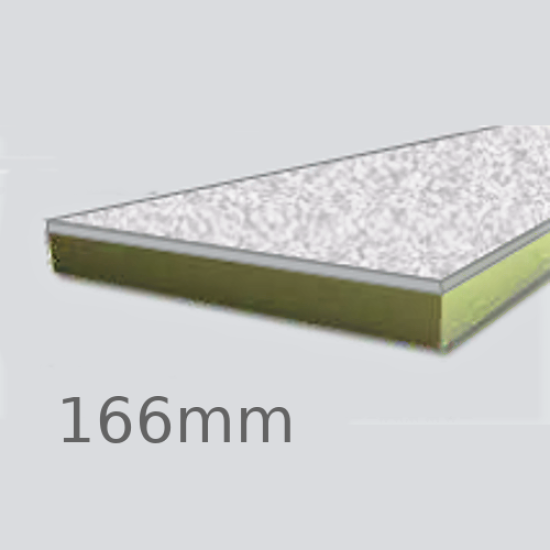 166mm Cellecta Hexatherm XCPL High Impact Faced Thermal Laminate Board for Car Park Soffits 166mm Cellecta Hexatherm XCPL High Impact Faced Thermal Laminate Board for Car Park Soffits