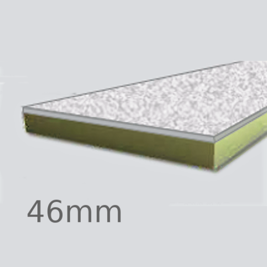 46mm Cellecta Hexatherm XCPL Faced Thermal Laminate Board for Car Park Soffits - Extruded Polystyrene (XPS) 46mm Cellecta Hexatherm XCPL Faced Thermal Laminate Board for Car Park Soffits - Extruded Polystyrene (XPS)
