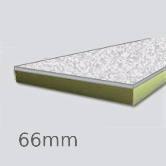 66mm Cellecta Hexatherm XCPL High Impact Faced Thermal Laminate Board for Car Park Soffits
