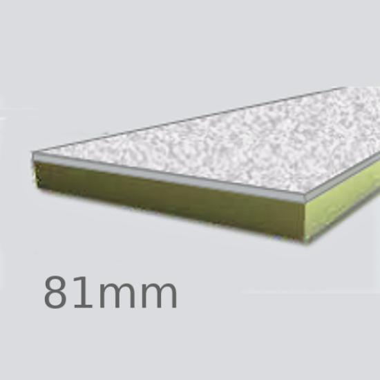 81mm Cellecta Hexatherm XCPL High Impact Faced Thermal Laminate Board for Car Park Soffits