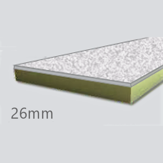 26mm Cellecta Hexatherm XCPL Faced Thermal Laminate Board for Car Park Soffits - Extruded Polystyrene (XPS) 26mm Cellecta Hexatherm XCPL Faced Thermal Laminate Board for Car Park Soffits - Extruded Polystyrene (XPS)