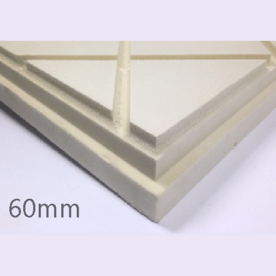 60mm Cellecta Hexatherm XDRAiN Drainage Channel Inverted Roof Board - XPS Insulation