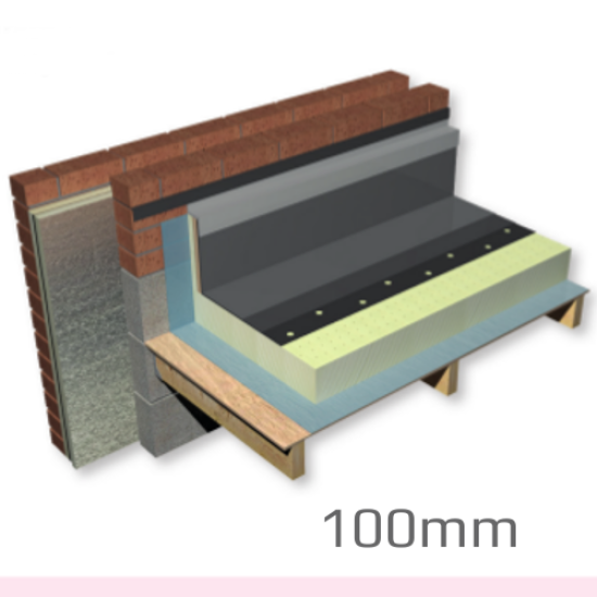 100mm Celotex Crown-Up Flat Roof Board - pack of 6 - pallet of 12 packs 100mm Celotex Crown-Up Flat Roof Board - pack of 6 - pallet of 12 packs