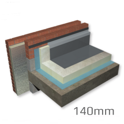 140mm Celotex Crown-Bond Flat Roof Board (pack of 4) -pallet of 12 packs 140mm Celotex Crown-Bond Flat Roof Board (pack of 4) -pallet of 12 packs
