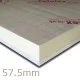 57.5mm Celotex PL4045 - 45mm PIR Insulation Bonded to 12.5mm Plasterboard (PL4000) 57.5mm Celotex PL4045 - 45mm PIR Insulation Bonded to 12.5mm Plasterboard (PL4000)