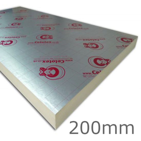 200mm Celotex XR4000 PIR Insulation Board (pack of 6) - XR4200