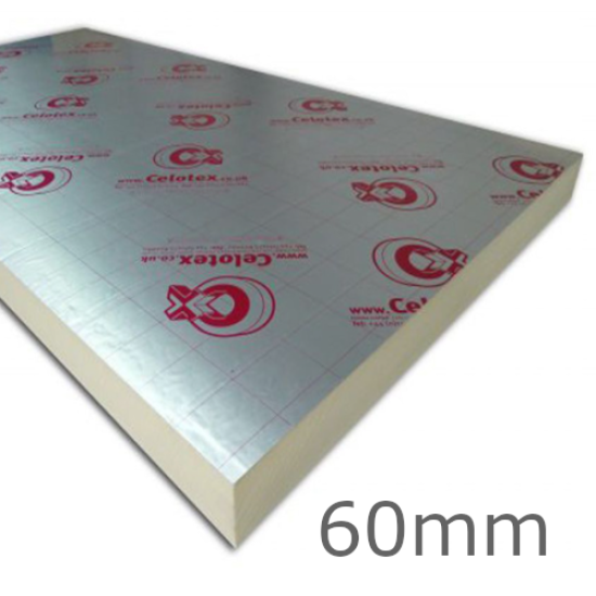 60mm Celotex GA4000 PIR Insulation Board - GA4060 60mm Celotex GA4000 PIR Insulation Board - GA4060