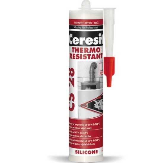 Ceresit CS-28 Thermo Resistant Silicon Sealant - 280ml