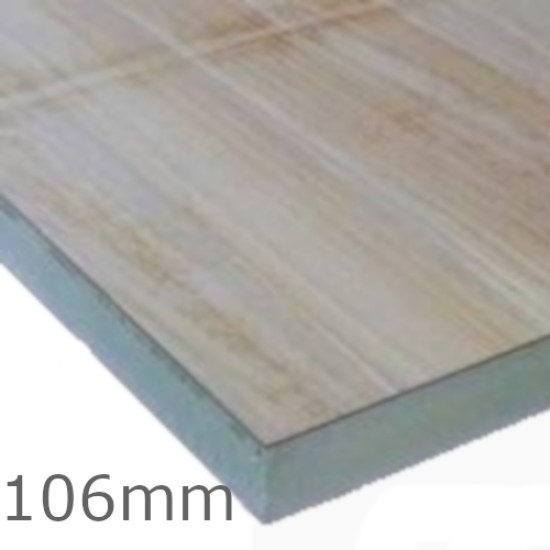 106mm Celotex TD4000 PIR  Flat Roof Insulation Board with Plywood