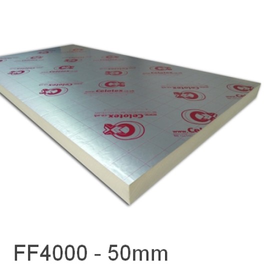 50mm Celotex FF4000 Underfloor Heating Board (pack of 24)