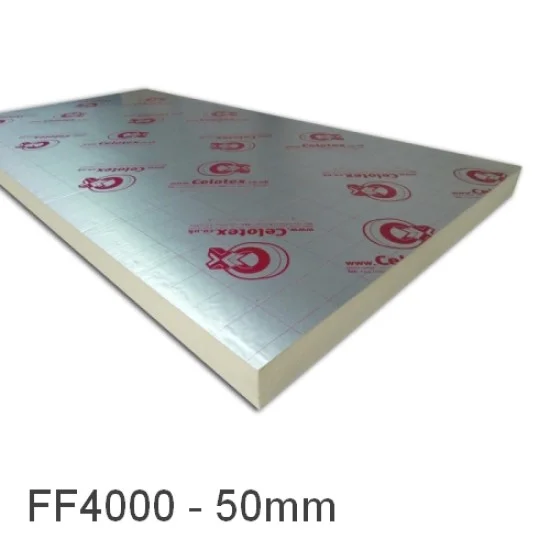 50mm Celotex FF4000 Underfloor Heating Board | Increased Compressive  Strength
