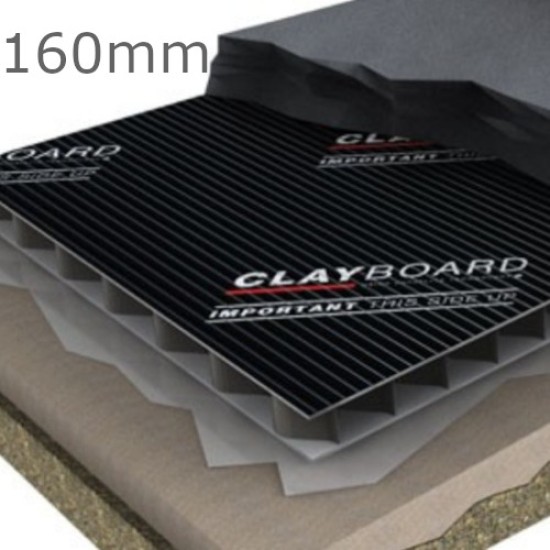 160mm Dufaylite Residential Clayboard Void Former - single board