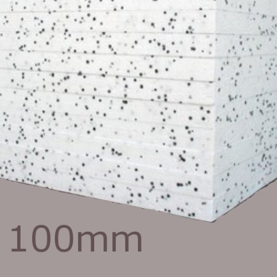 100mm EPS70 Polystyrene Insulation Board Jablite (pack of 3)
