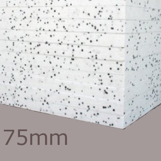 75mm EPS70 Polystyrene Insulation Board Jablite (pack of 4)