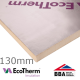 130mm EcoTherm EcoVersal PIR Insulation Board - 1200mm x 2400mm