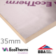 35mm EcoTherm EcoVersal PIR Insulation Board - 1200mm x 2400mm