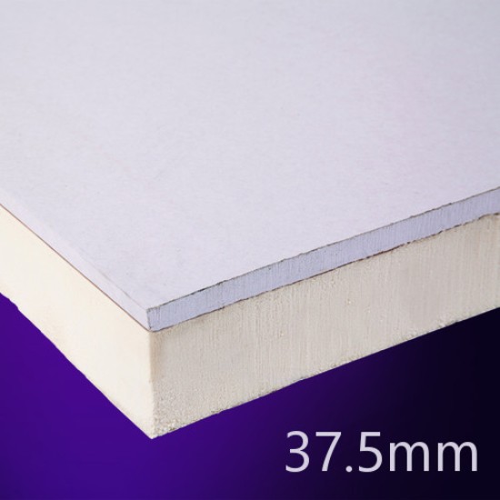 37.5mm EcoTherm EcoLiner PIR Insulated Plasterboard