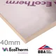 40mm EcoTherm EcoVersal PIR Insulation Board - 1200mm x 2400mm 40mm EcoTherm EcoVersal PIR Insulation Board - 1200mm x 2400mm